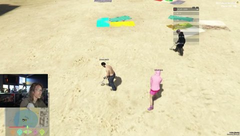 蟻地獄に連れ去られるシス