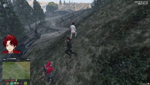 動物相手にクソ煽る赤ガキ二人