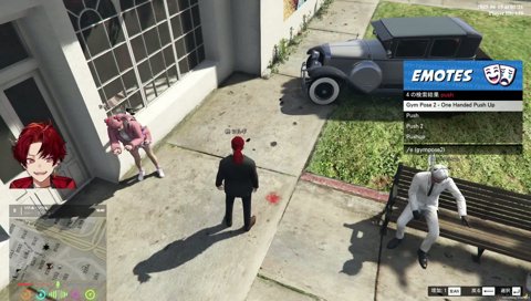 ロシア式の腕立て伏せで煽るりりむ。