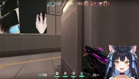 びっくりして閉じる