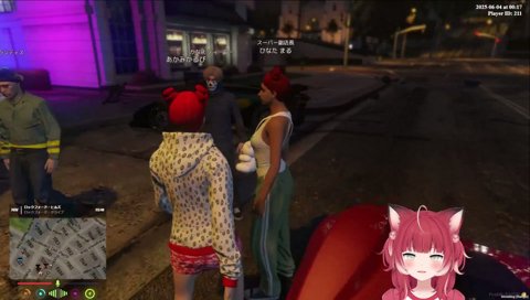 【ガンダムネタを流されるアルランディス】　叶「(ディーラー)もう辞めるから」　まる「じゃあ、ギャン(グ)だ」　　「ギャン？　一つ眼の？　盾から機銃が出るやつ？　　そのギャンは違うやないかー（遠くへ）」