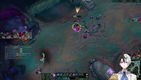 千燈ゆうひに前ブリンクしかけるかみーと