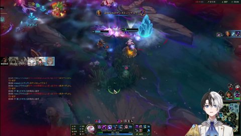 ビビる男性陣のケツを叩く女子二人