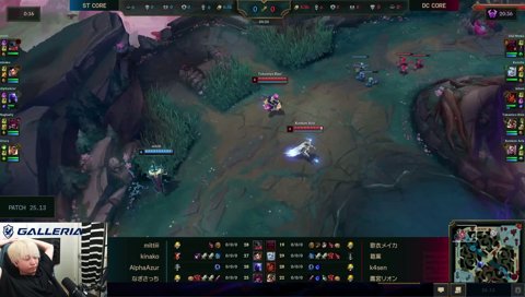 DC COREのスワップ反応