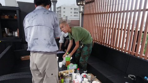 都築「初めまして」よいち「初めまして」もんきー「初めまして」よいち「ああ…」