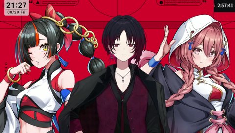 泣かないように我慢するので