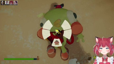 かるびに抱きつくシュート