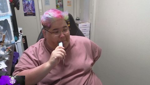 某トラック運転手のマネをする恭ちゃん