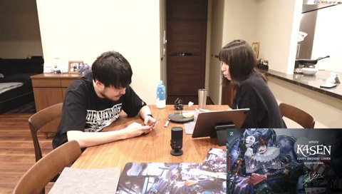 誕生日を祝う葛葉