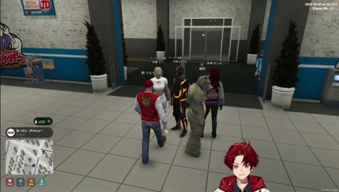 後輩の下乳を無言で覗くツルギ