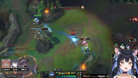 みみたやに熱血指導するしゃけ