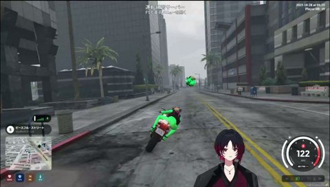 未来すぎるバイク運転