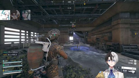 爆発にびっくりして黙る一ノ瀬うるは