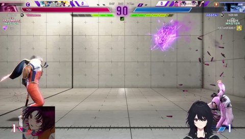 お互い中段は立ちます