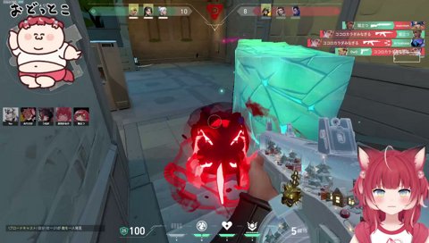 かるびに釣られた敵たち