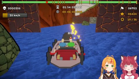 【かるびの圧に怯えるこま】　良いよ、良いストッピング　「試されてる！　ｷﾞｬｰ！　ｺﾜｲ！　怖いよー！」　フハッハッハッハ　　「これで正解ですか！？　ｺﾜｲ！ｺﾜｲ！」