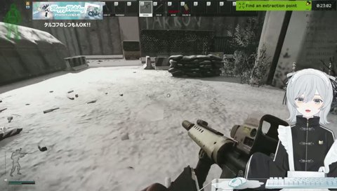 あまりの小ささに絶句する麦さん