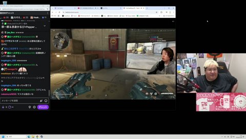 キーボードを見るマスオを見る恭一郎