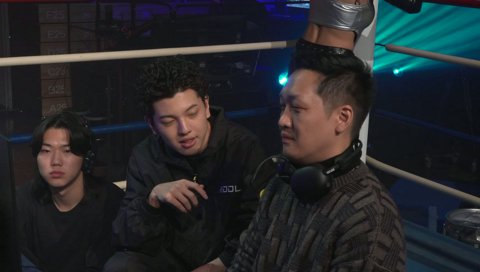 自身のプライドと師弟の絆を賭けた真剣勝負が続く白熱する会場で、ただのえっちなおじさんも来ていてちょっとほっとするレジェンダス師弟杯