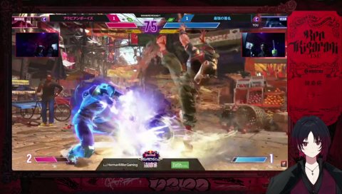 CRとG8のリーダーの試合