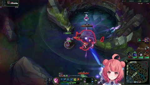 自キャラの下は全部下