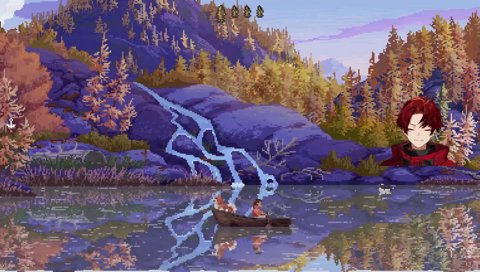 皮で亀を釣るツルギ