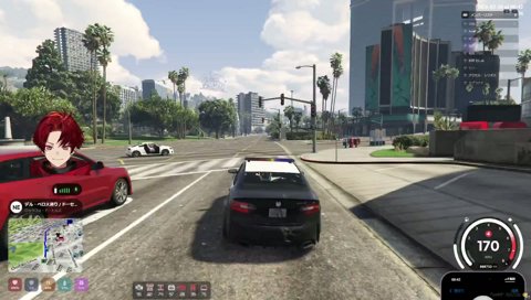 パトカーで叶にぶつかるツルギ「良かったぁ警察じゃなくて」