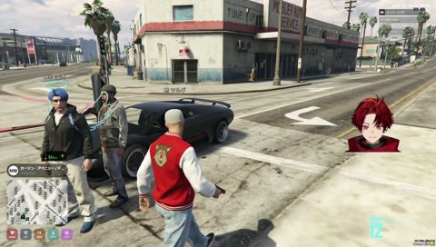 ゆうくさんからイグナスをもらうツルギ