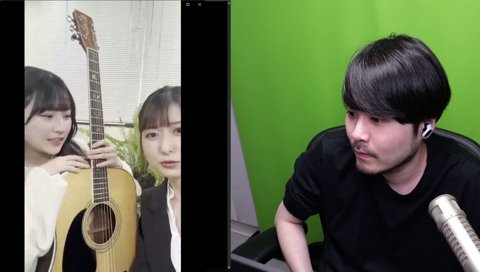 2人の領域にはいられてにやけなから見ることしか出来ないニキ