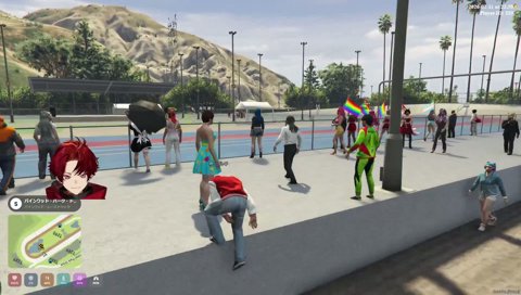 レースクイーンに興奮？