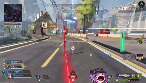 セルで埋まる顔面