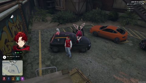 銃を取ろうとしてくるゆいはさん（お手伝い）