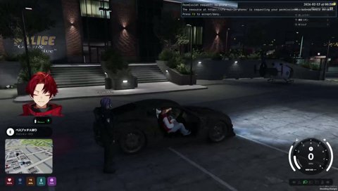 警察署からヘリを盗む