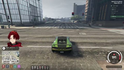 あまりのスピードに気持ちよくなるツルギ