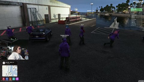 クルーザー前に、弟子に一言かける師匠