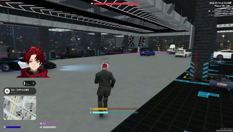 金髪金ネックレス黒T塗装