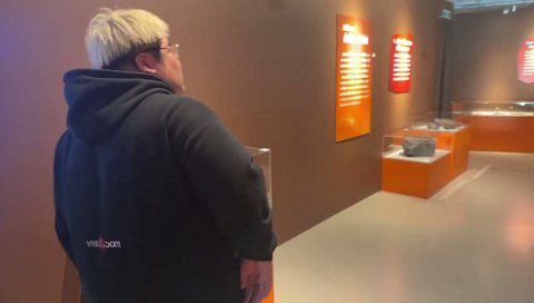 レドンダサウルスに大興奮