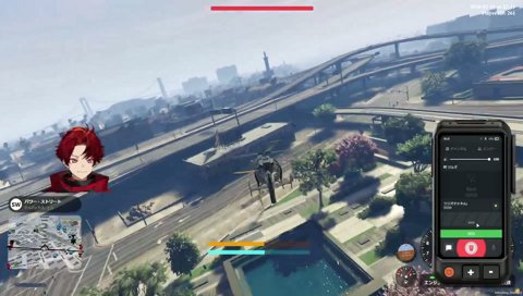 U者のヘリから無言でピストル盗むツルギ