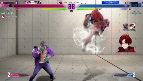 しすに煽られるツルギ