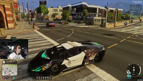 パトカー奪ってぺいんと救出作戦