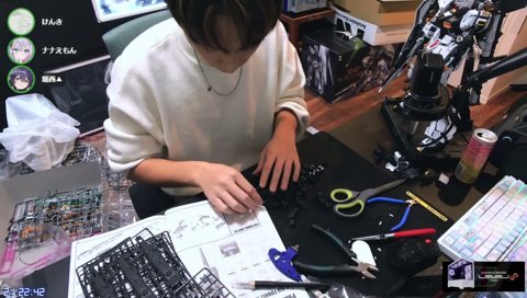 キレかけるカグラナナ