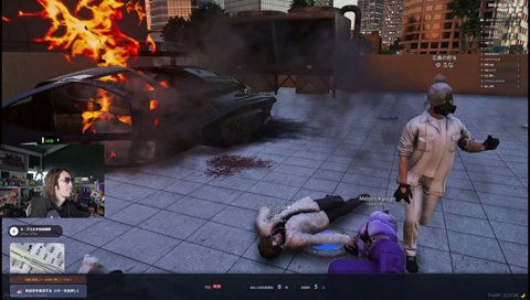 光学迷彩ビルにヘリ衝突