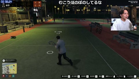 テニスで落ちるけんき