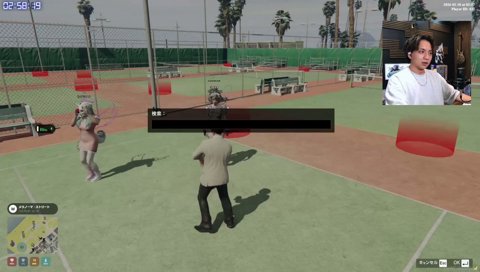 テニスを盛り上げるダンス