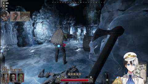 デュークの背中を押すグラップル