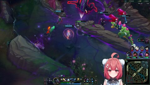 バロンでルシアンのコンボ練習するあかりん