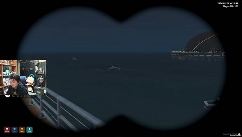 ⑥🛳️👀観戦(客船強盗)【GTA5】通話相手到着と会話