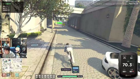 パトカーに轢かれるsasatikk