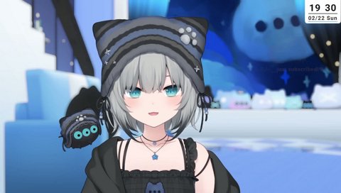 ハイライトなしジト目