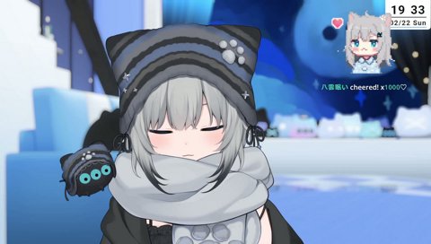 マフラーで口隠せないなちょ